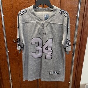 Nike Gray Bo Jackson Sports Jersey with Number 34